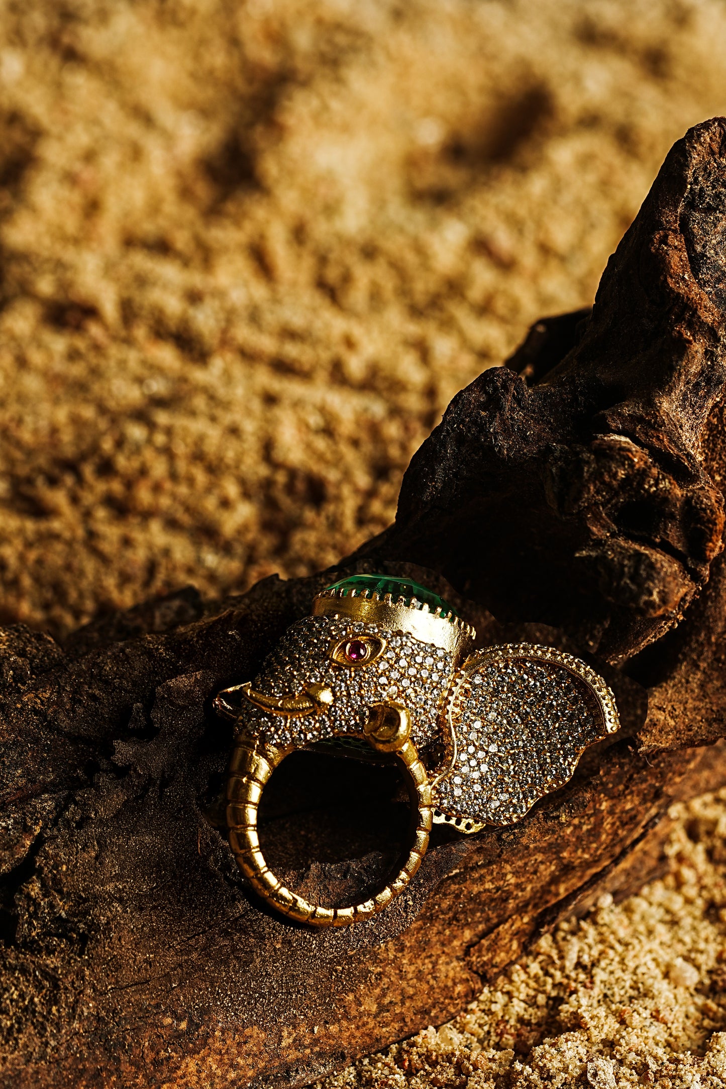 Golden Eagle Ring