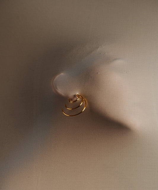 Aurora Spiral Hoops